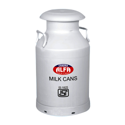 milk cans