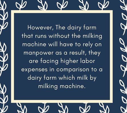 dairy milking machine