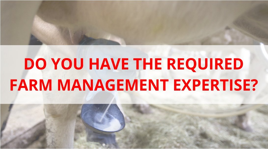 required farm management expertise