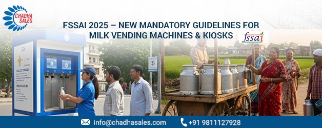 New FSSAI Mandate for Dairy Vending Kiosks: Everything You Need to Know About Compliance in 2025
