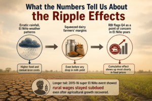 What El Niño Means for India's Dairy Farmers 2 What the Numbers Tell Us About the Ripple Effects
