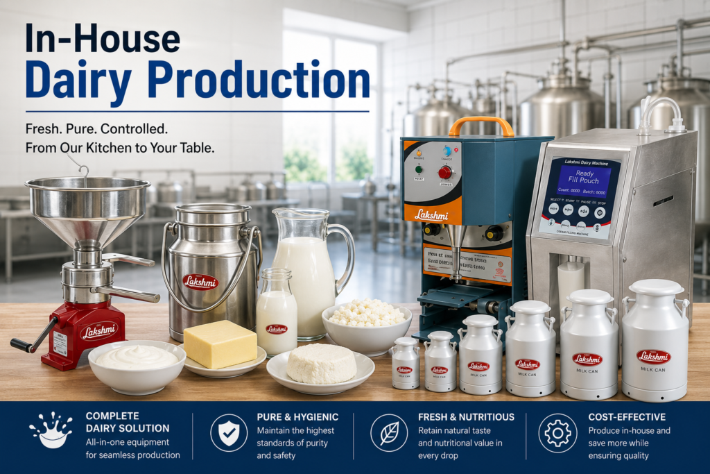 Catering Kitchen Equipment Guide: Make Your Own Paneer, Khoya, Dahi & Ghee 1 in house dairy production
