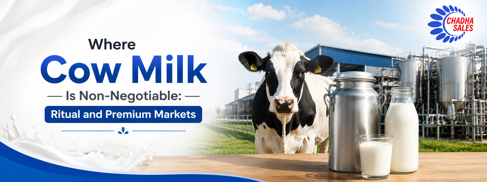 Buffalo Milk, Cow Milk, or Mixed? What Every Dairy Entrepreneur Must Know Before Setting Up a Processing Line 1 Where Cow Milk Is Non-Negotiable: Ritual and Premium Markets