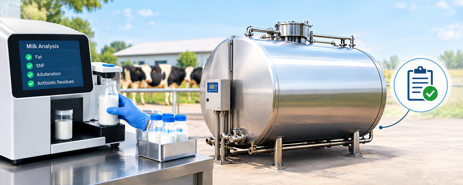 37% of India's Milk Samples Failed FSSAI Standards in FY26 — What It Means for Dairy Processors 1 Where equipment fits the compliance