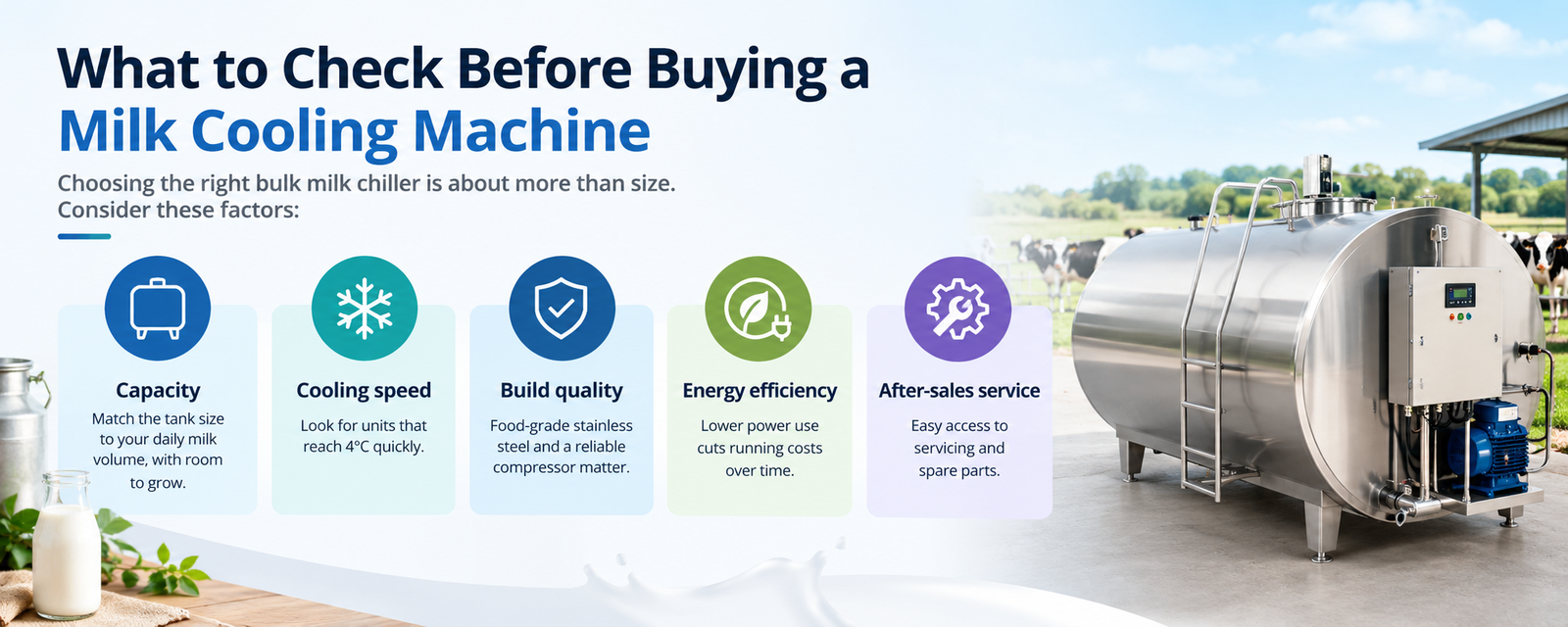 Why a BMC Milk Machine Is Essential for Milk Quality & Shelf Life 1 Milk Cooling Machine