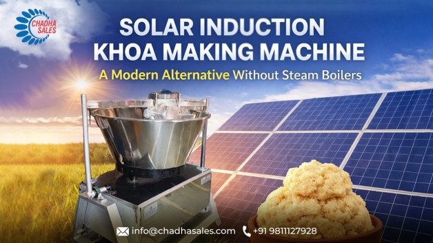 Solar Induction Khoa Making Machine: A Modern Alternative Without Steam Boilers