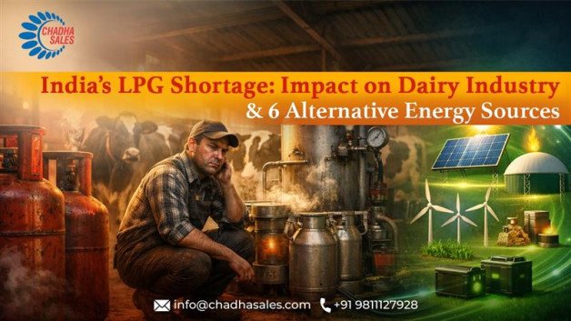 India’s LPG Gas Shortage: What It Means for the Dairy Industry & 6 Alternative Energy Sources You Must Know