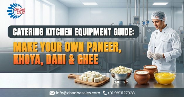 Catering Kitchen Equipment Guide: Make Your Own Paneer, Khoya, Dahi & Ghee