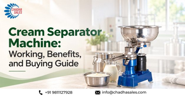 Cream Separator Machine: Working, Benefits, and Buying Guide