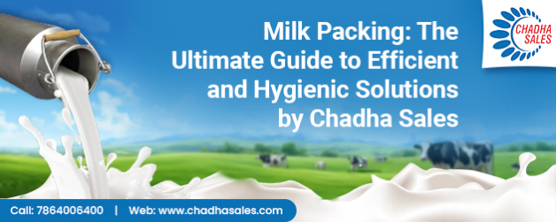 Milk Packing: The Ultimate Guide to Efficient and Hygienic Solutions by Chadha Sales